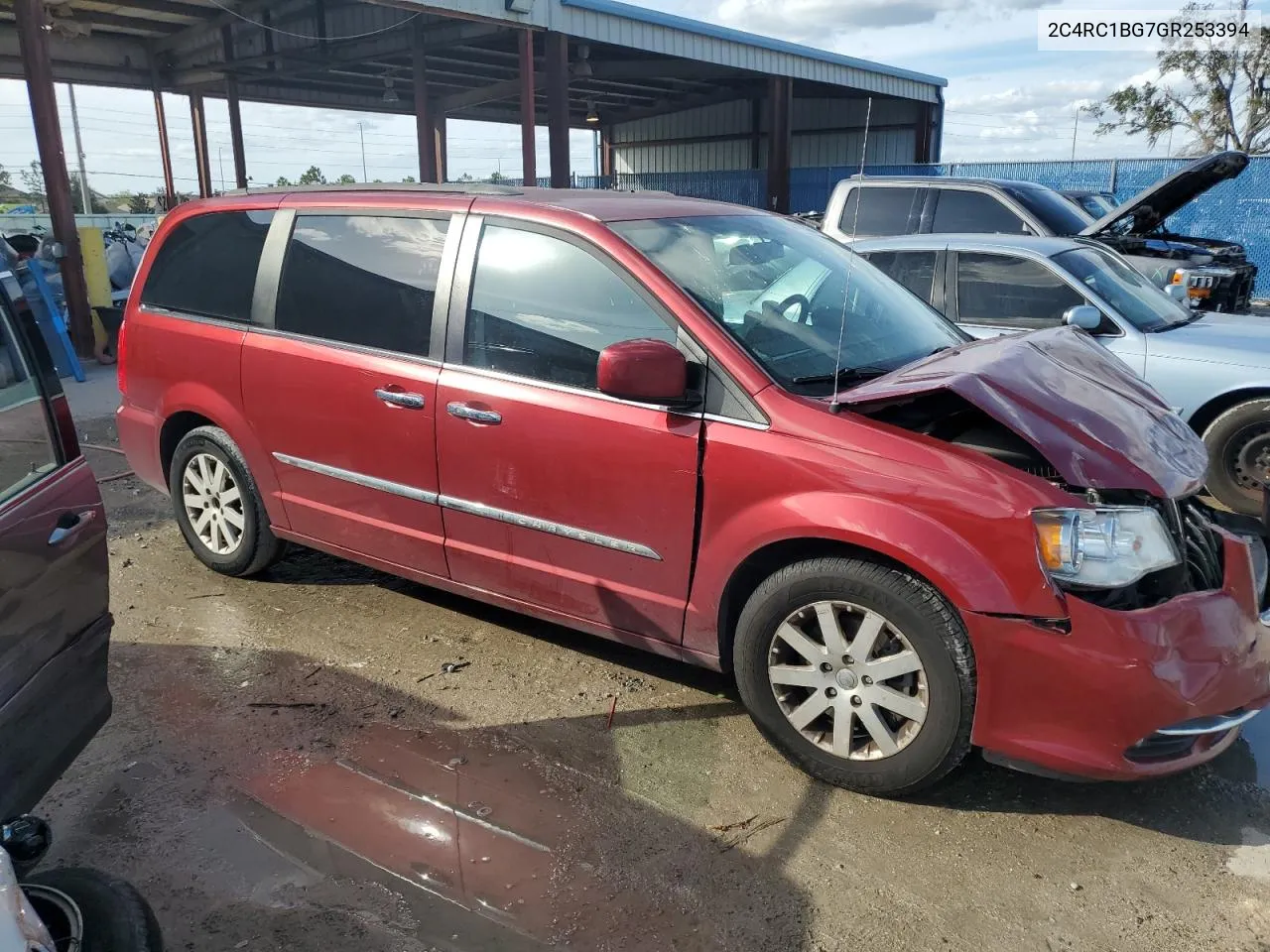 2016 Chrysler Town & Country Touring VIN: 2C4RC1BG7GR253394 Lot: 80193004