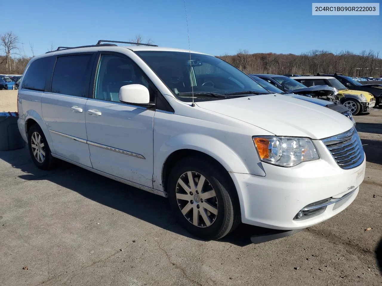 2016 Chrysler Town & Country Touring VIN: 2C4RC1BG9GR222003 Lot: 80253684