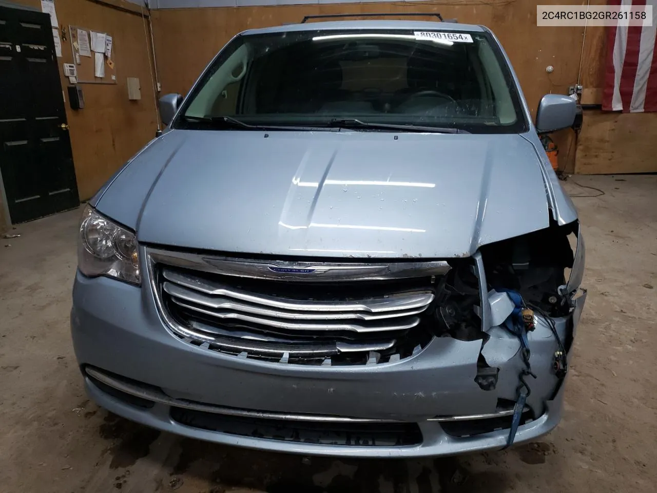 2016 Chrysler Town & Country Touring VIN: 2C4RC1BG2GR261158 Lot: 80301654