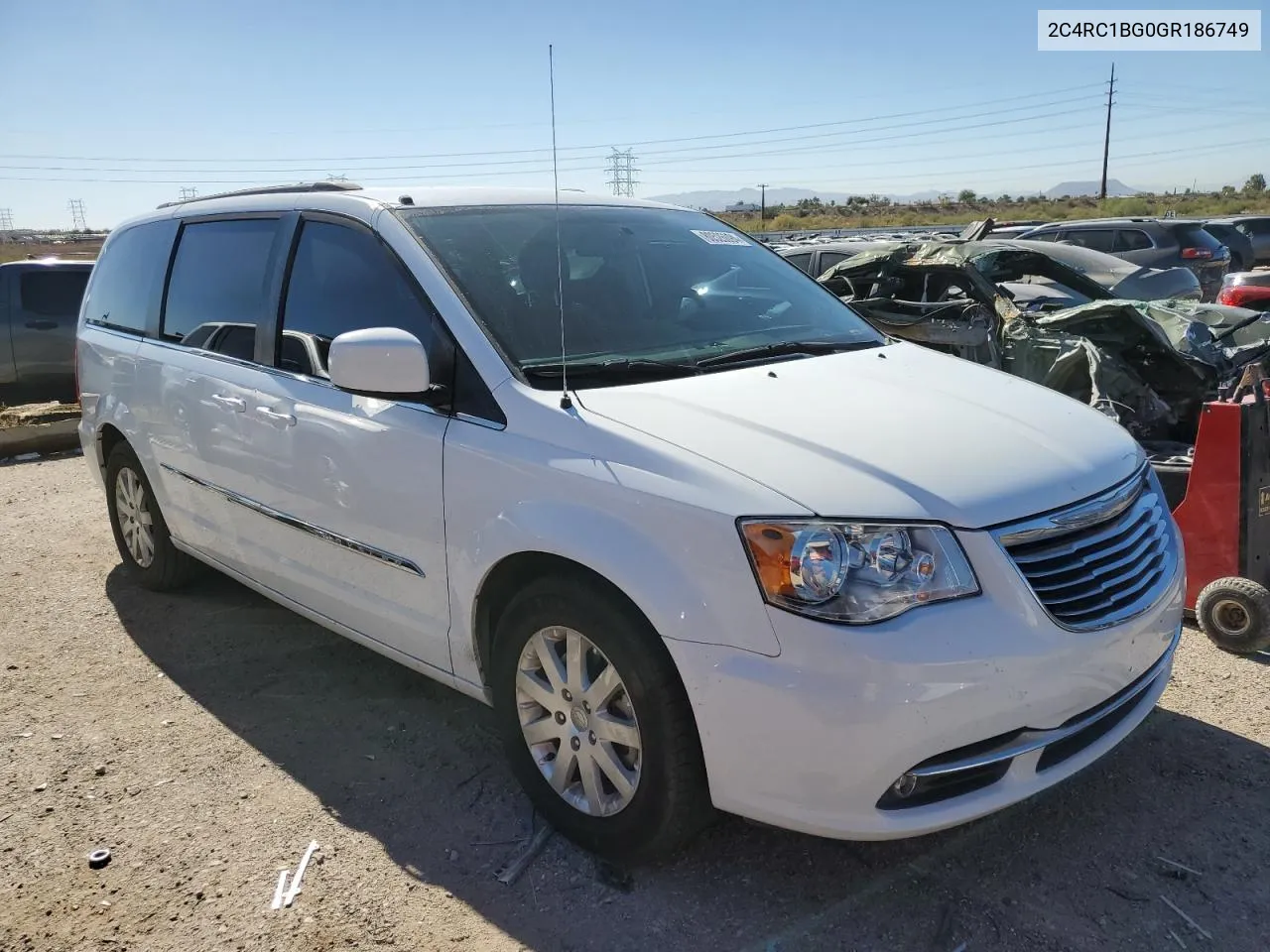 2016 Chrysler Town & Country Touring VIN: 2C4RC1BG0GR186749 Lot: 80526094