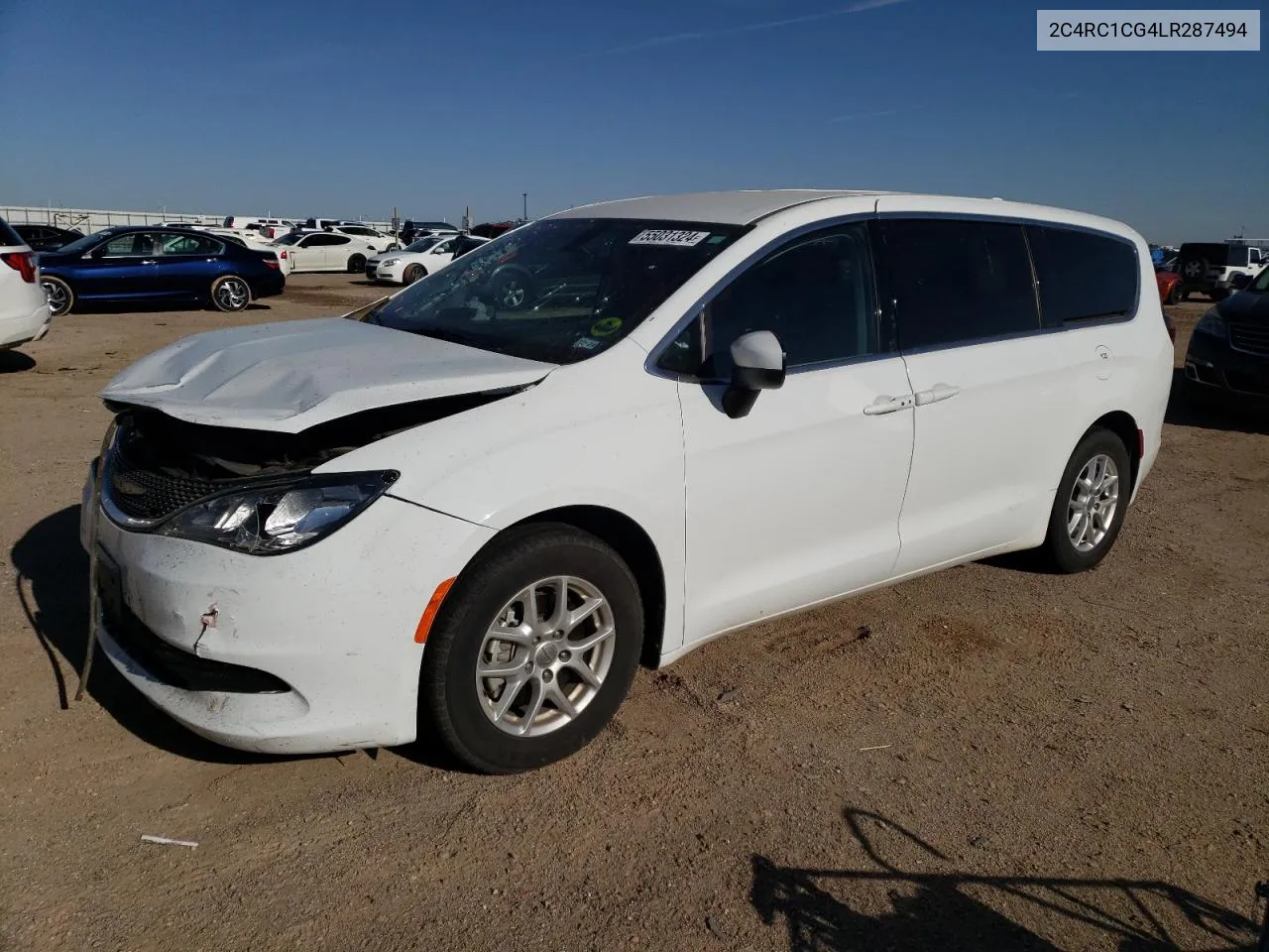 2020 Chrysler Voyager Lx VIN: 2C4RC1CG4LR287494 Lot: 55031324