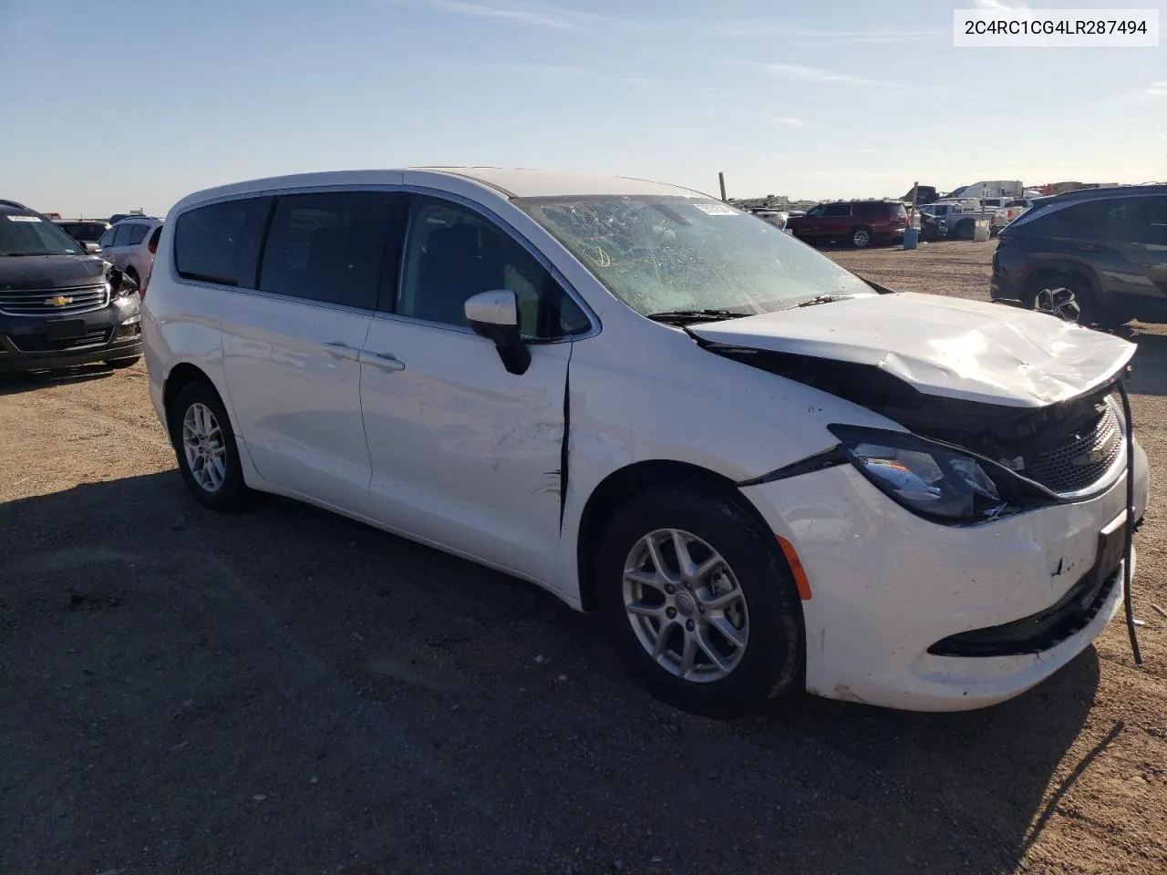 2020 Chrysler Voyager Lx VIN: 2C4RC1CG4LR287494 Lot: 55031324