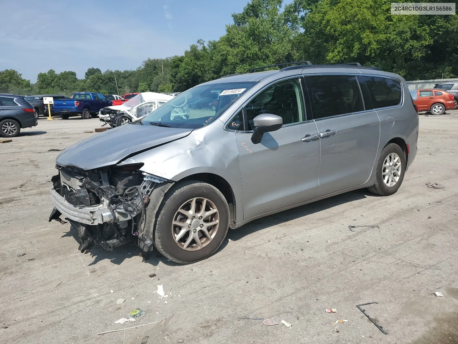 2020 Chrysler Voyager Lxi VIN: 2C4RC1DG3LR156586 Lot: 65134024