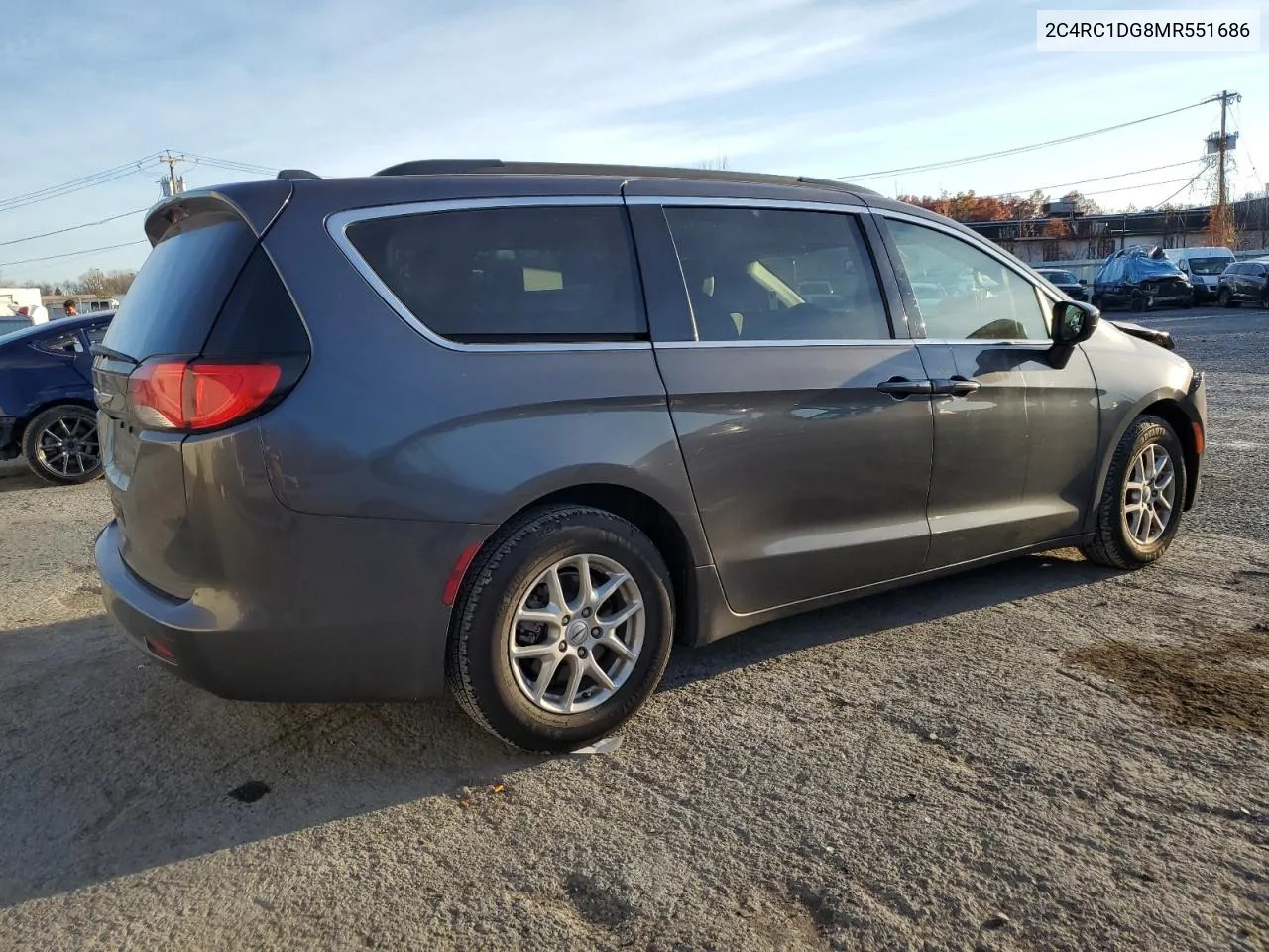 2021 Chrysler Voyager Lxi VIN: 2C4RC1DG8MR551686 Lot: 79221864