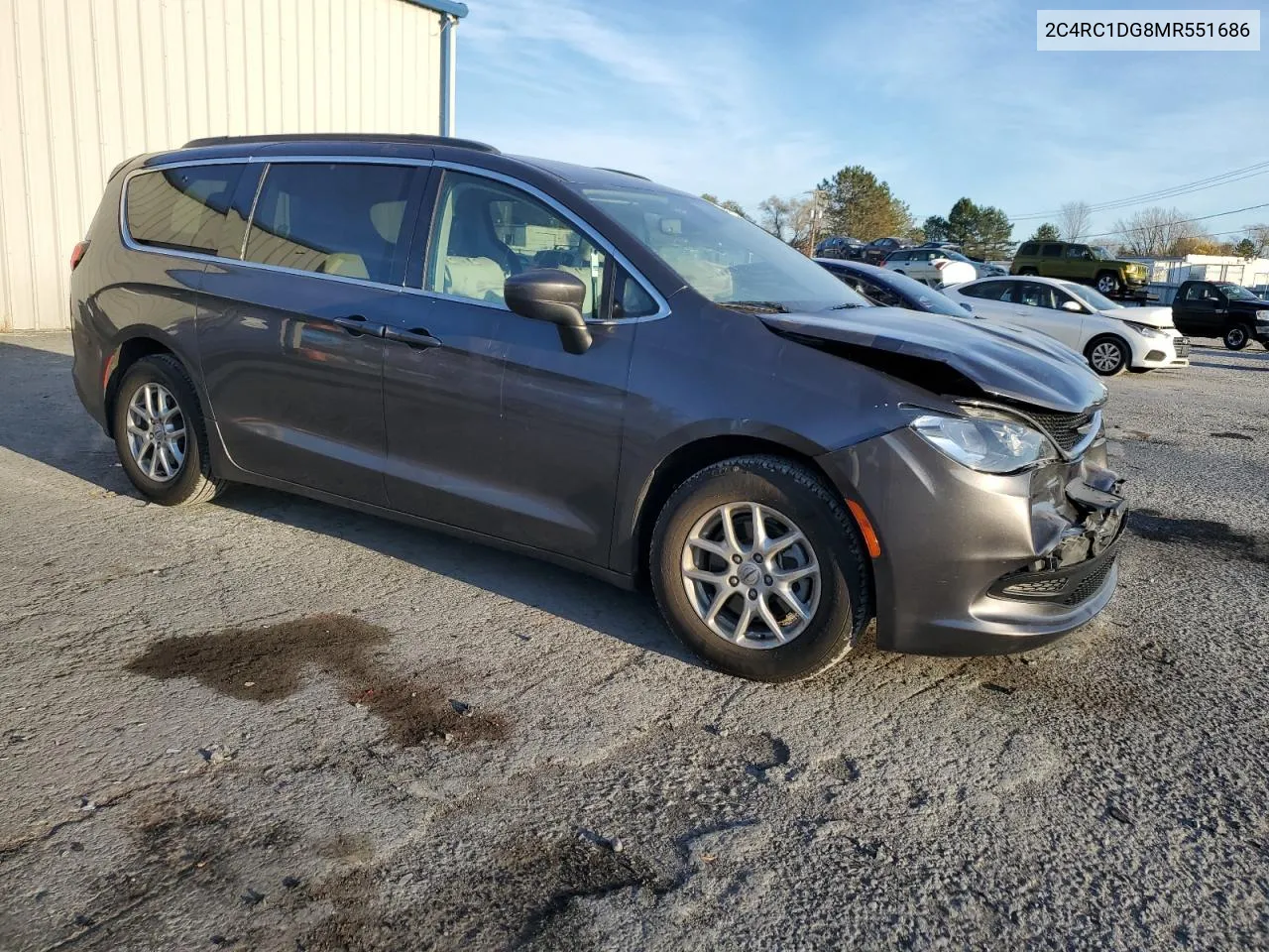 2021 Chrysler Voyager Lxi VIN: 2C4RC1DG8MR551686 Lot: 79221864