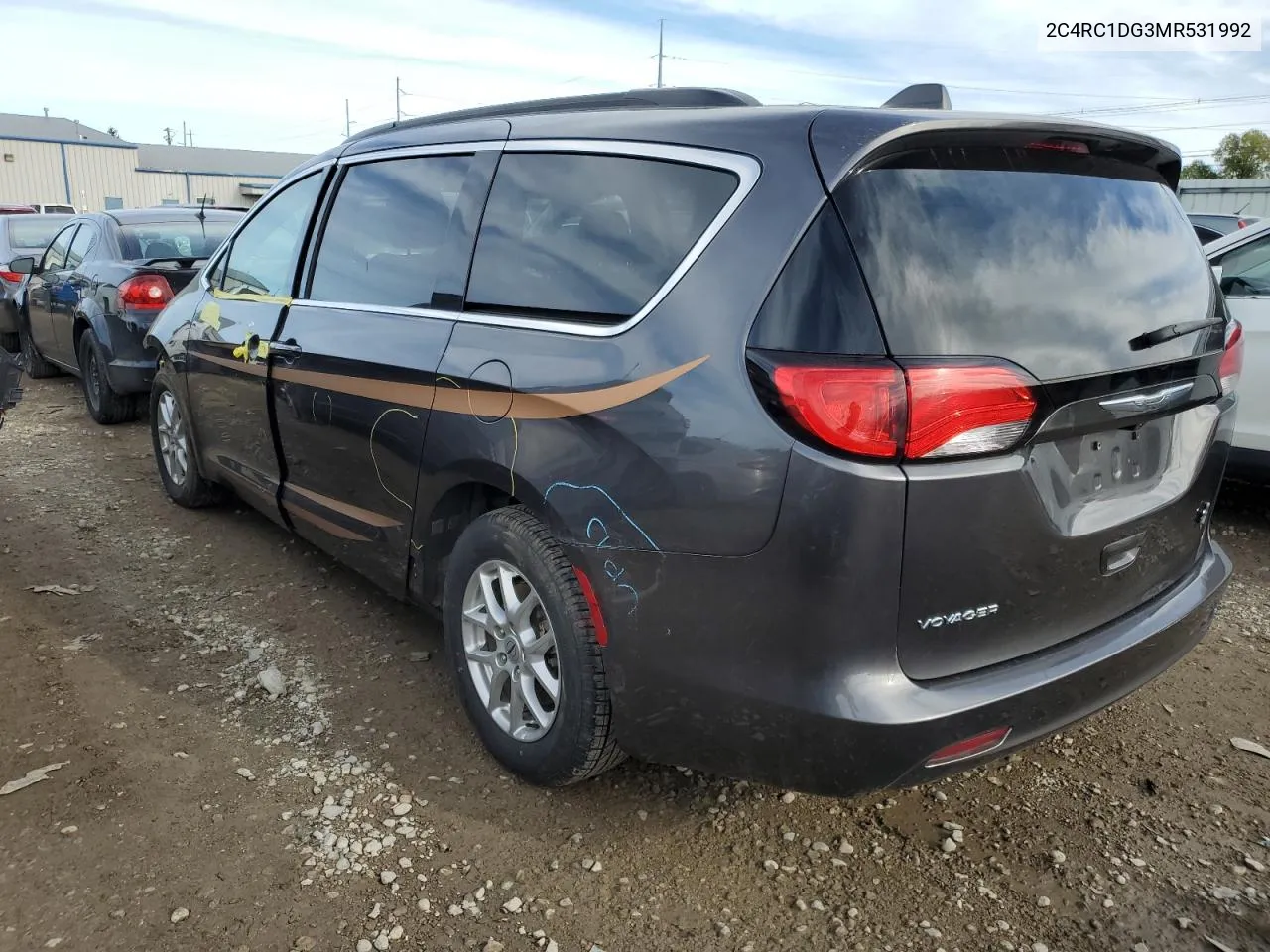 2021 Chrysler Voyager Lxi VIN: 2C4RC1DG3MR531992 Lot: 80152874