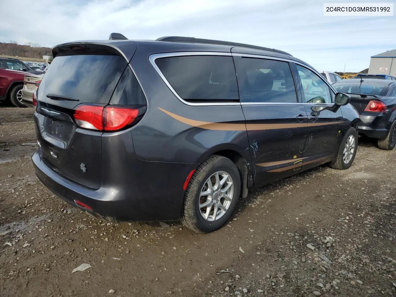 2021 Chrysler Voyager Lxi VIN: 2C4RC1DG3MR531992 Lot: 80152874