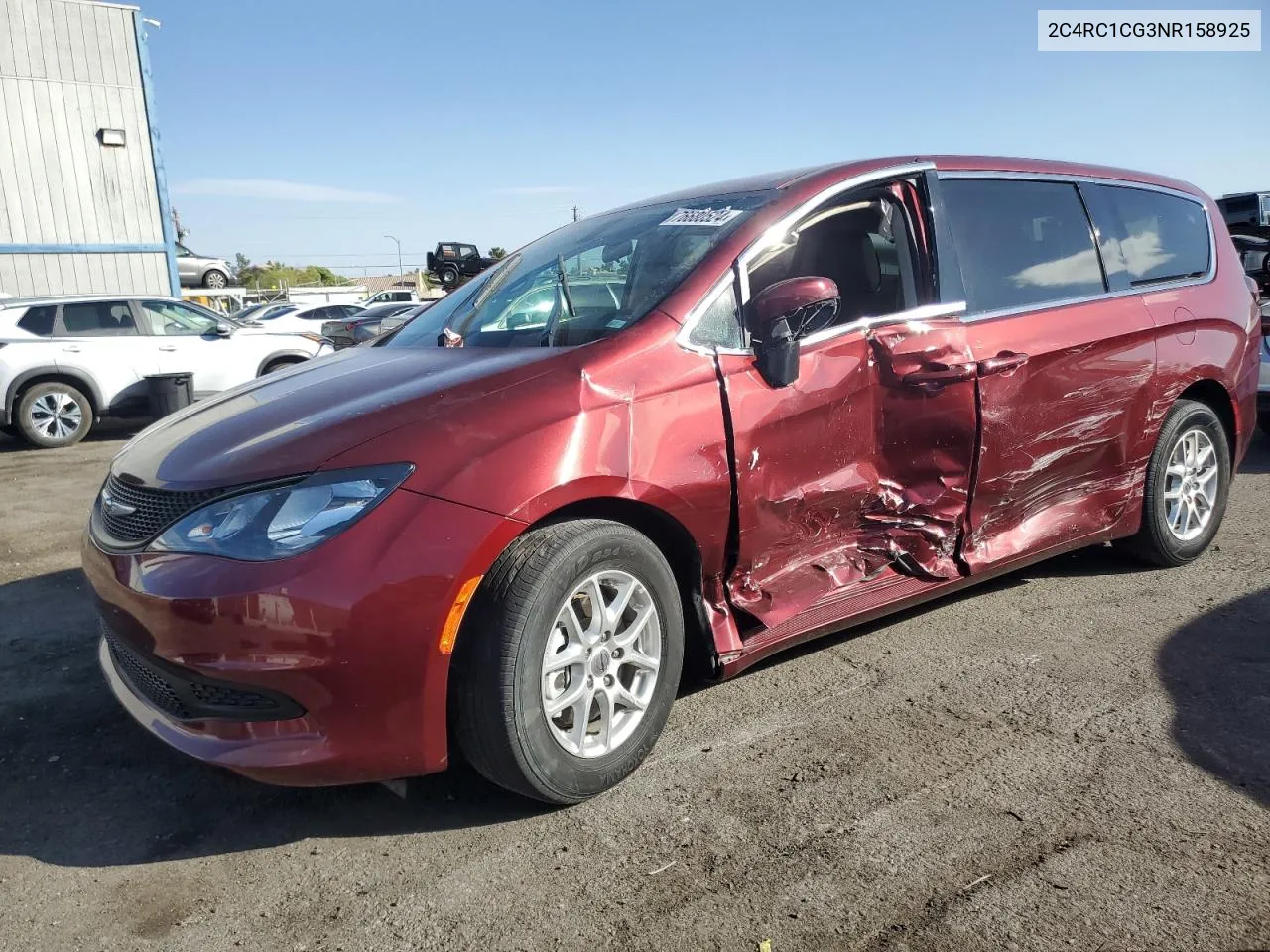 2022 Chrysler Voyager Lx VIN: 2C4RC1CG3NR158925 Lot: 76680524