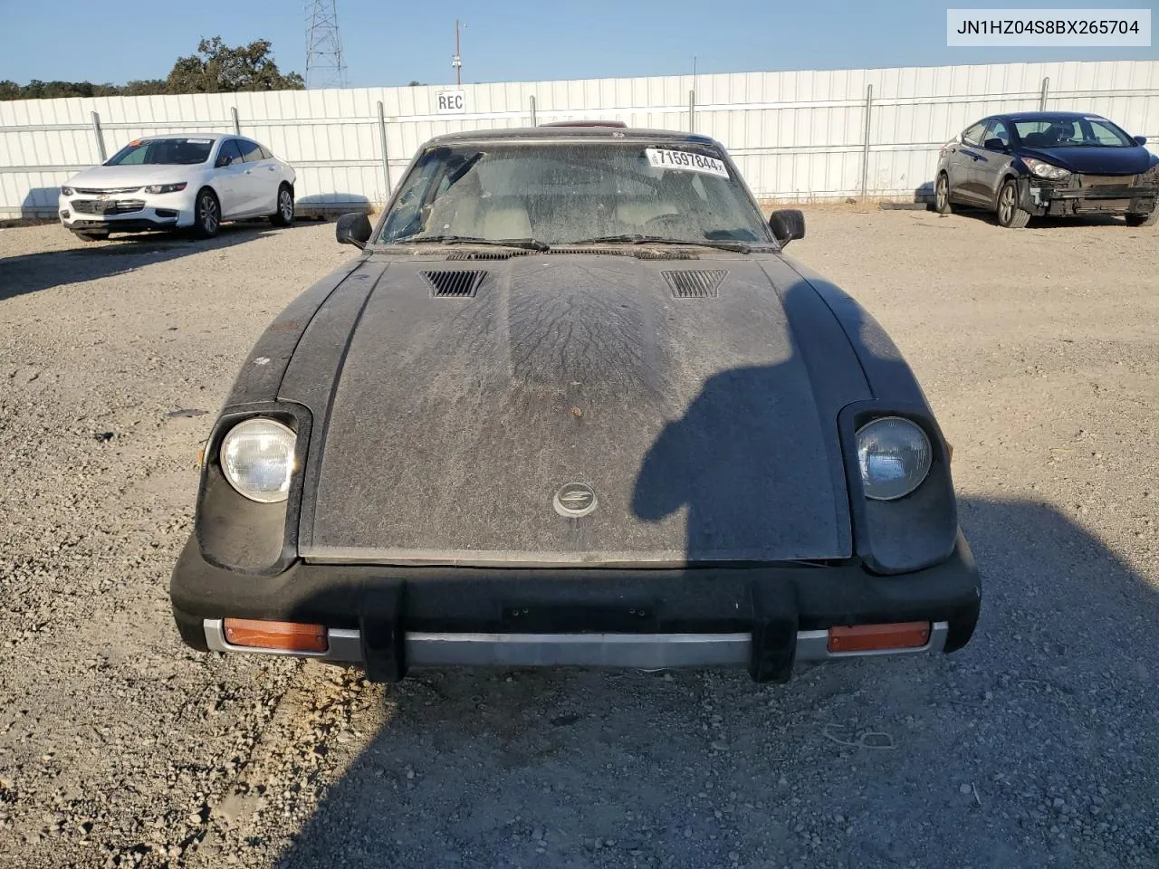 1981 Datsun 280Zx VIN: JN1HZ04S8BX265704 Lot: 71597844