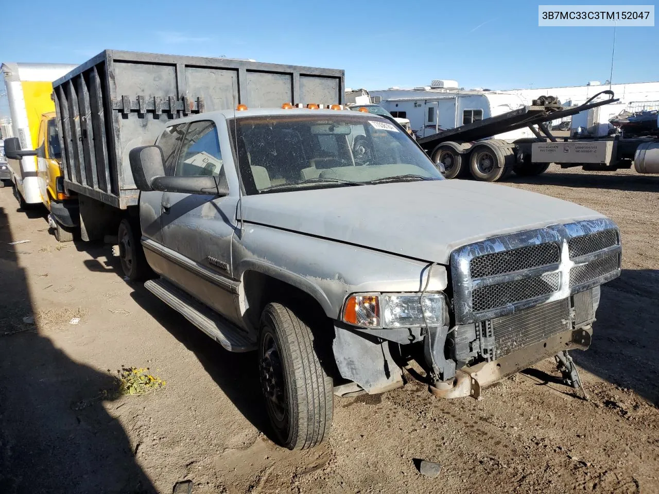 1996 Dodge Ram 3500 VIN: 3B7MC33C3TM152047 Lot: 77038184