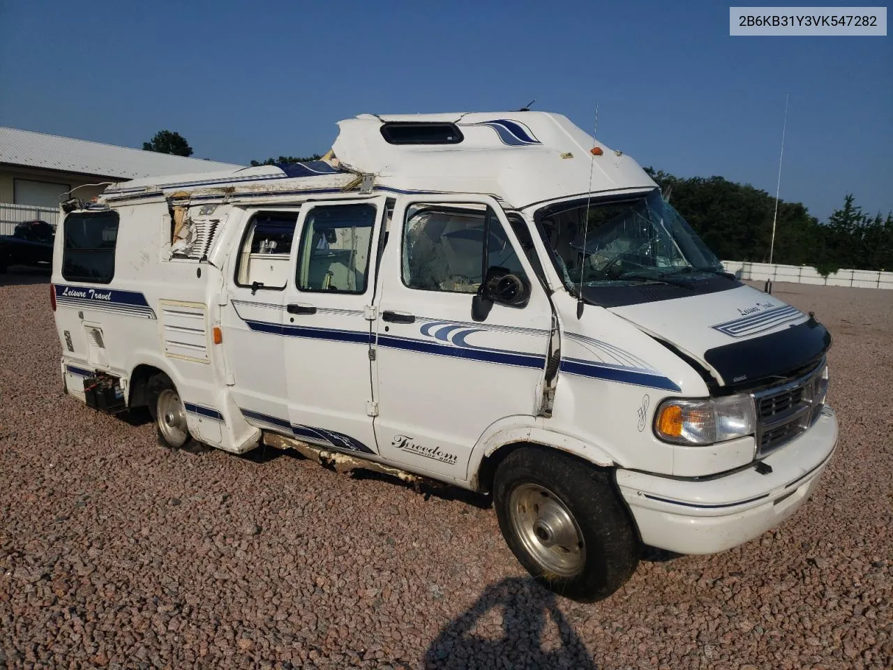 1997 Dodge Ram Van B3500 VIN: 2B6KB31Y3VK547282 Lot: 62323664