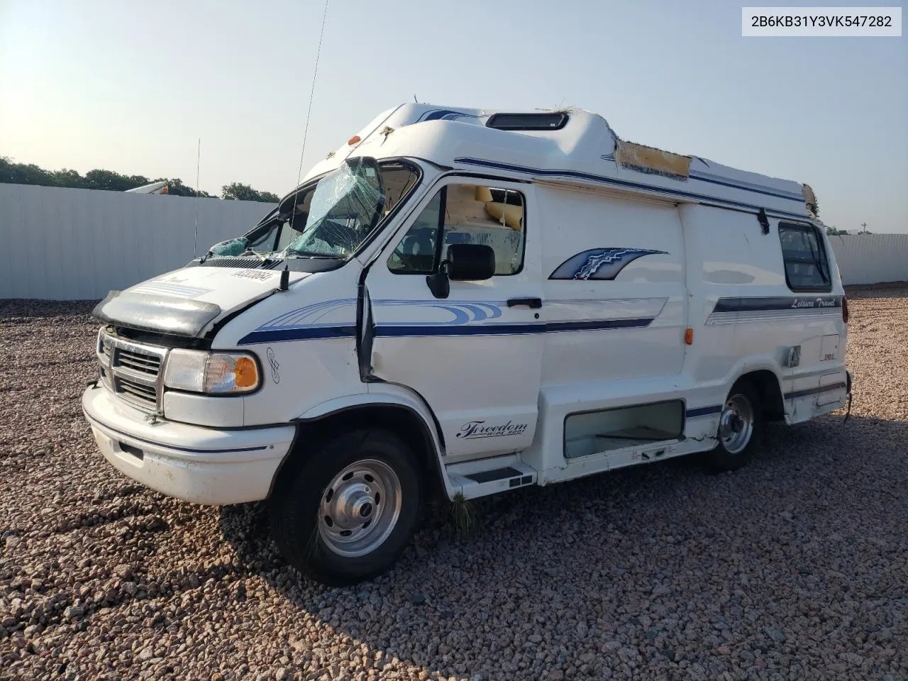 1997 Dodge Ram Van B3500 VIN: 2B6KB31Y3VK547282 Lot: 62323664