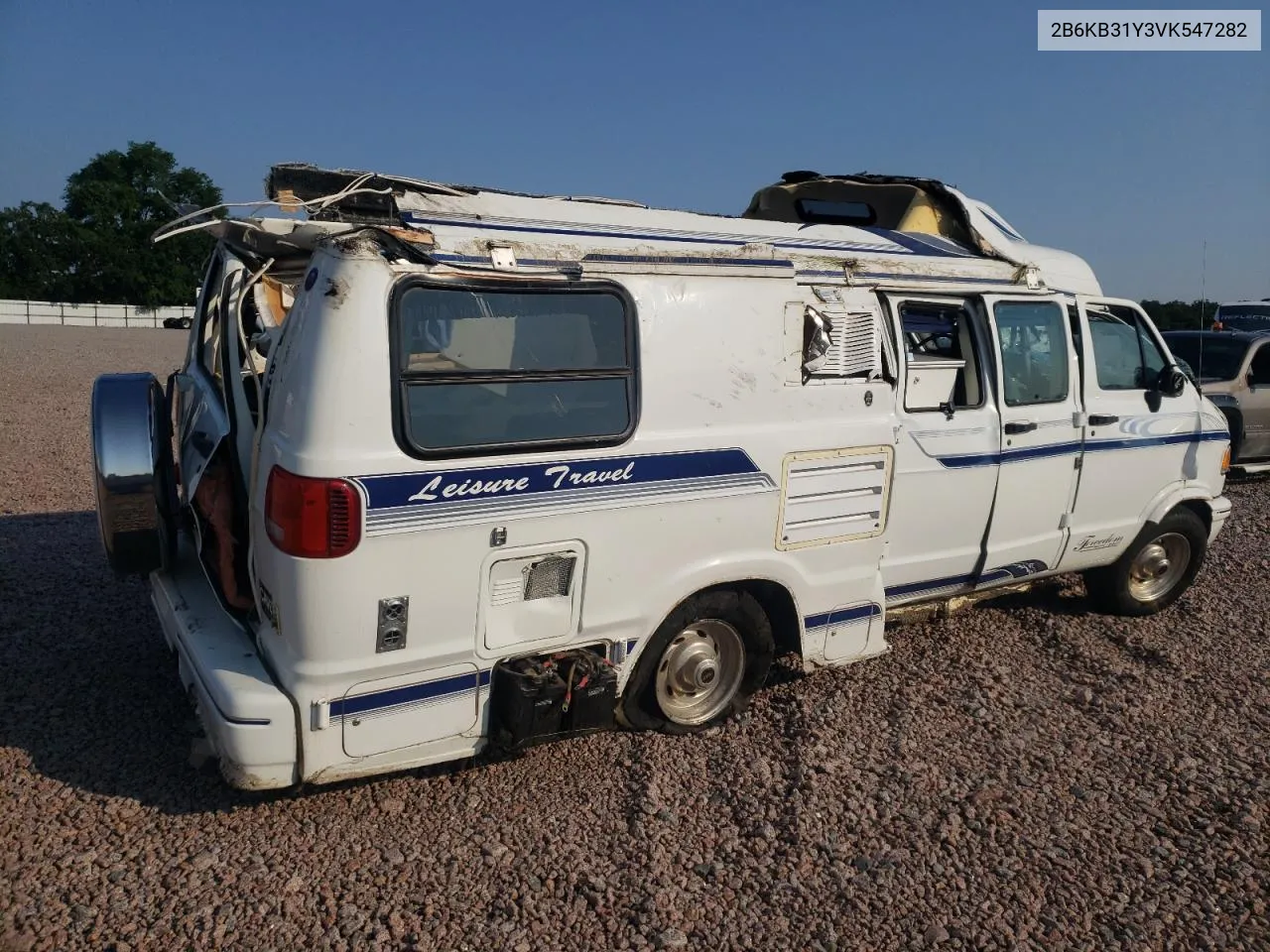 1997 Dodge Ram Van B3500 VIN: 2B6KB31Y3VK547282 Lot: 62323664