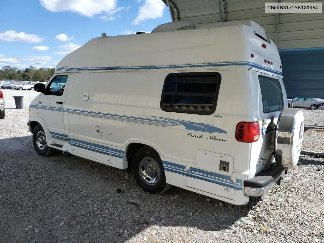 2000 Dodge Ram Van B3500 VIN: 2B6KB31Z2YK131964 Lot: 76334764