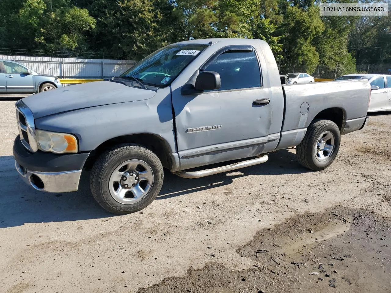 2005 Dodge Ram 1500 St VIN: 1D7HA16N95J655693 Lot: 74787834