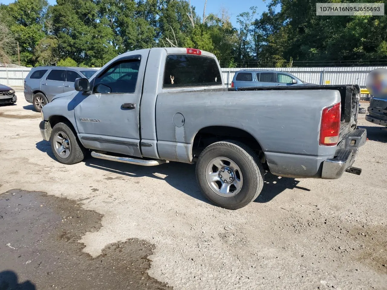 2005 Dodge Ram 1500 St VIN: 1D7HA16N95J655693 Lot: 74787834