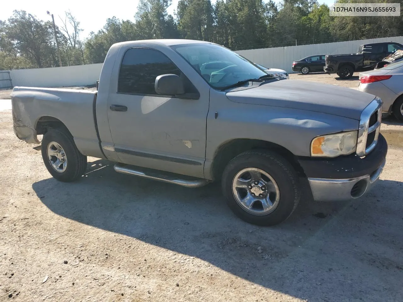 2005 Dodge Ram 1500 St VIN: 1D7HA16N95J655693 Lot: 74787834