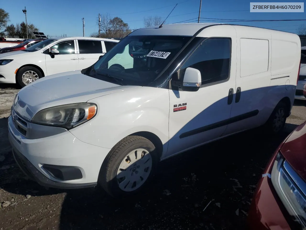 2017 Ram Promaster City Slt VIN: ZFBERFBB4H6G70209 Lot: 77640874