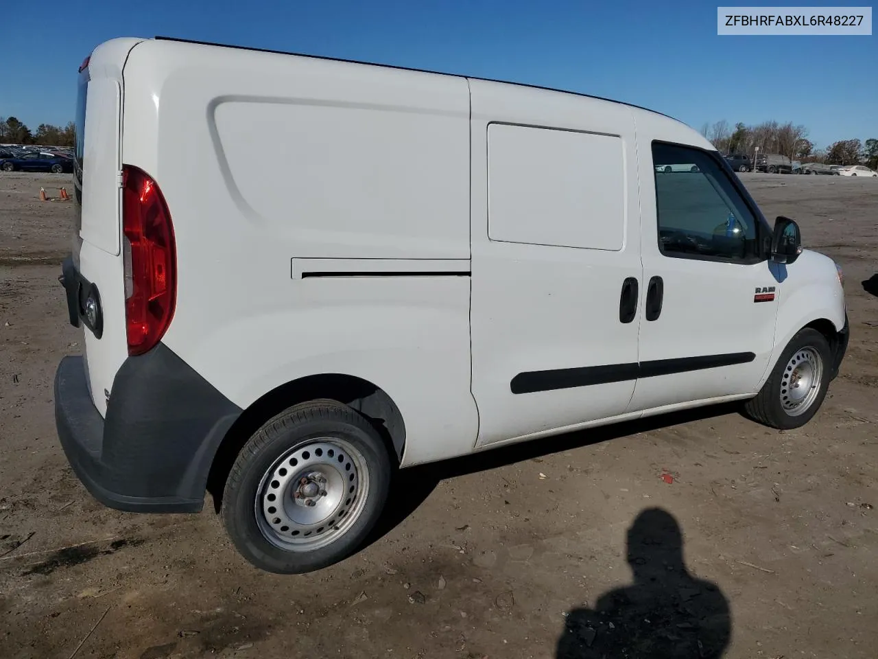 2020 Ram Promaster City VIN: ZFBHRFABXL6R48227 Lot: 80057474