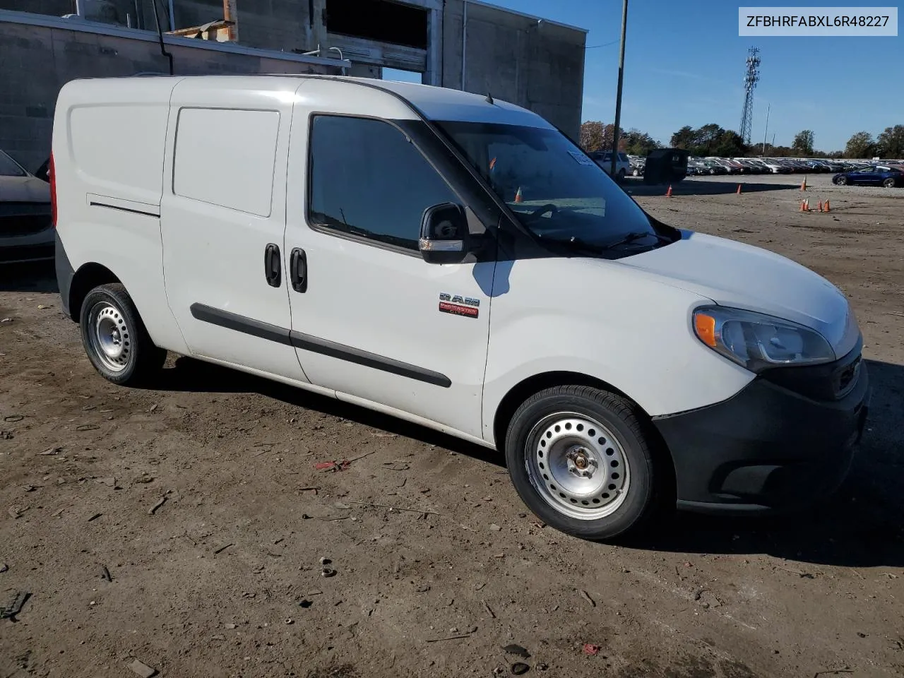 2020 Ram Promaster City VIN: ZFBHRFABXL6R48227 Lot: 80057474