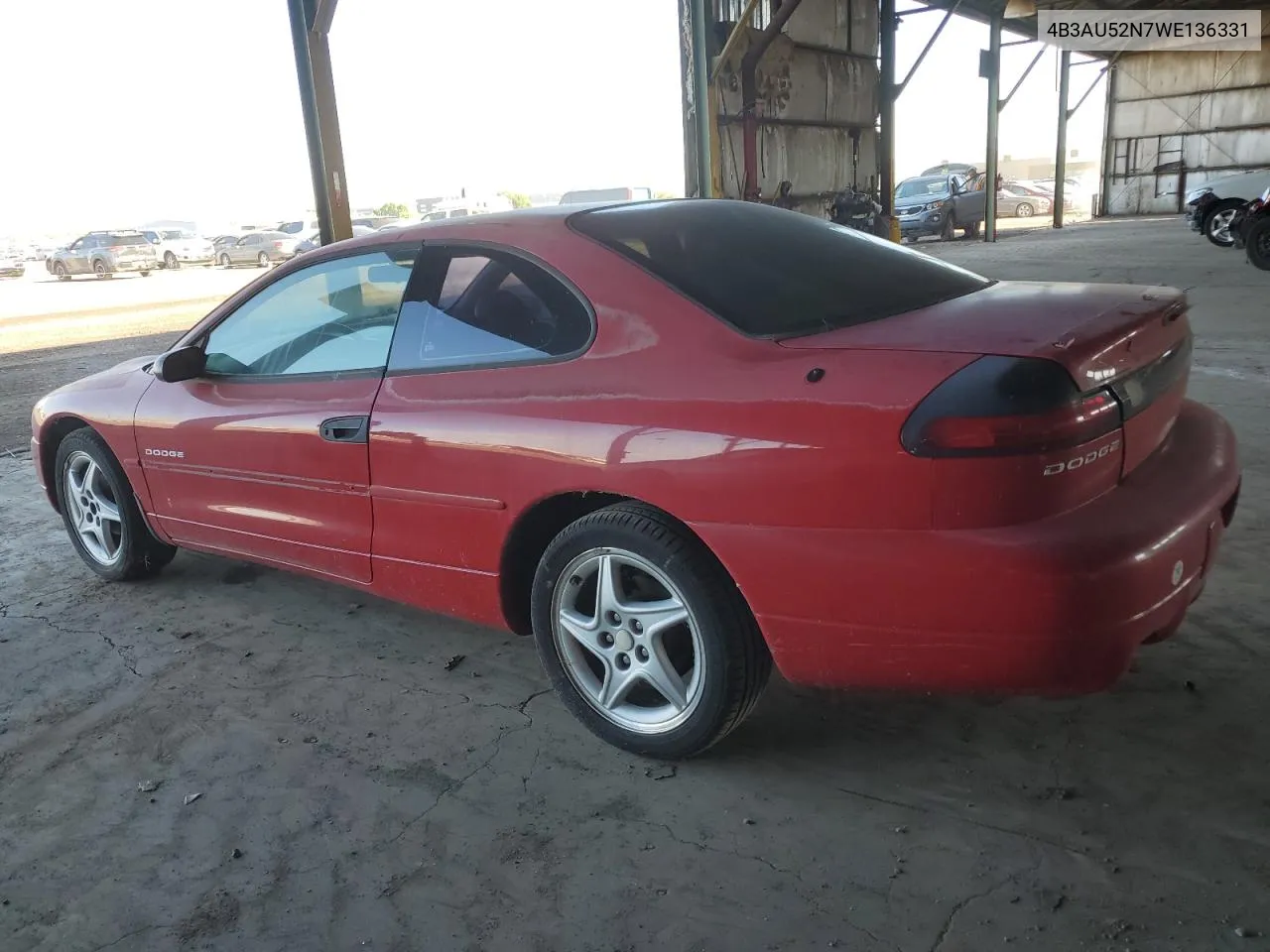 1998 Dodge Avenger Es VIN: 4B3AU52N7WE136331 Lot: 69936094