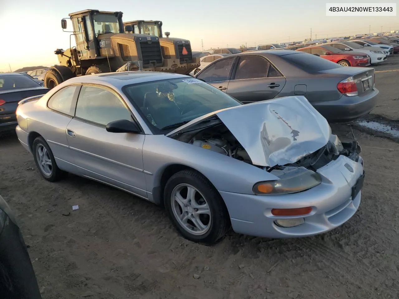 1998 Dodge Avenger VIN: 4B3AU42N0WE133443 Lot: 74848614