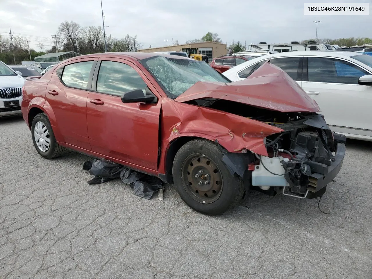 1B3LC46K28N191649 2008 Dodge Avenger Se