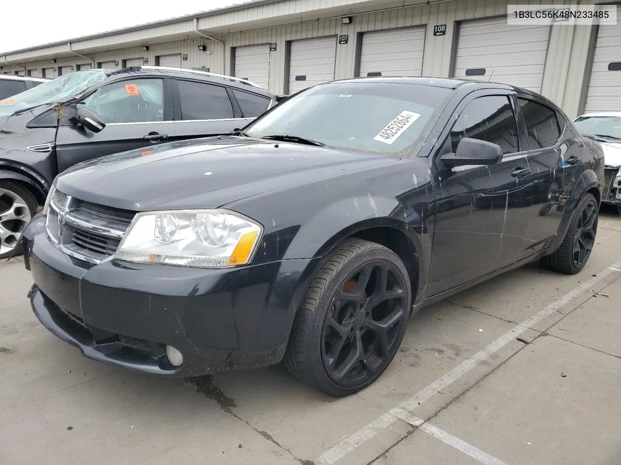 1B3LC56K48N233485 2008 Dodge Avenger Sxt