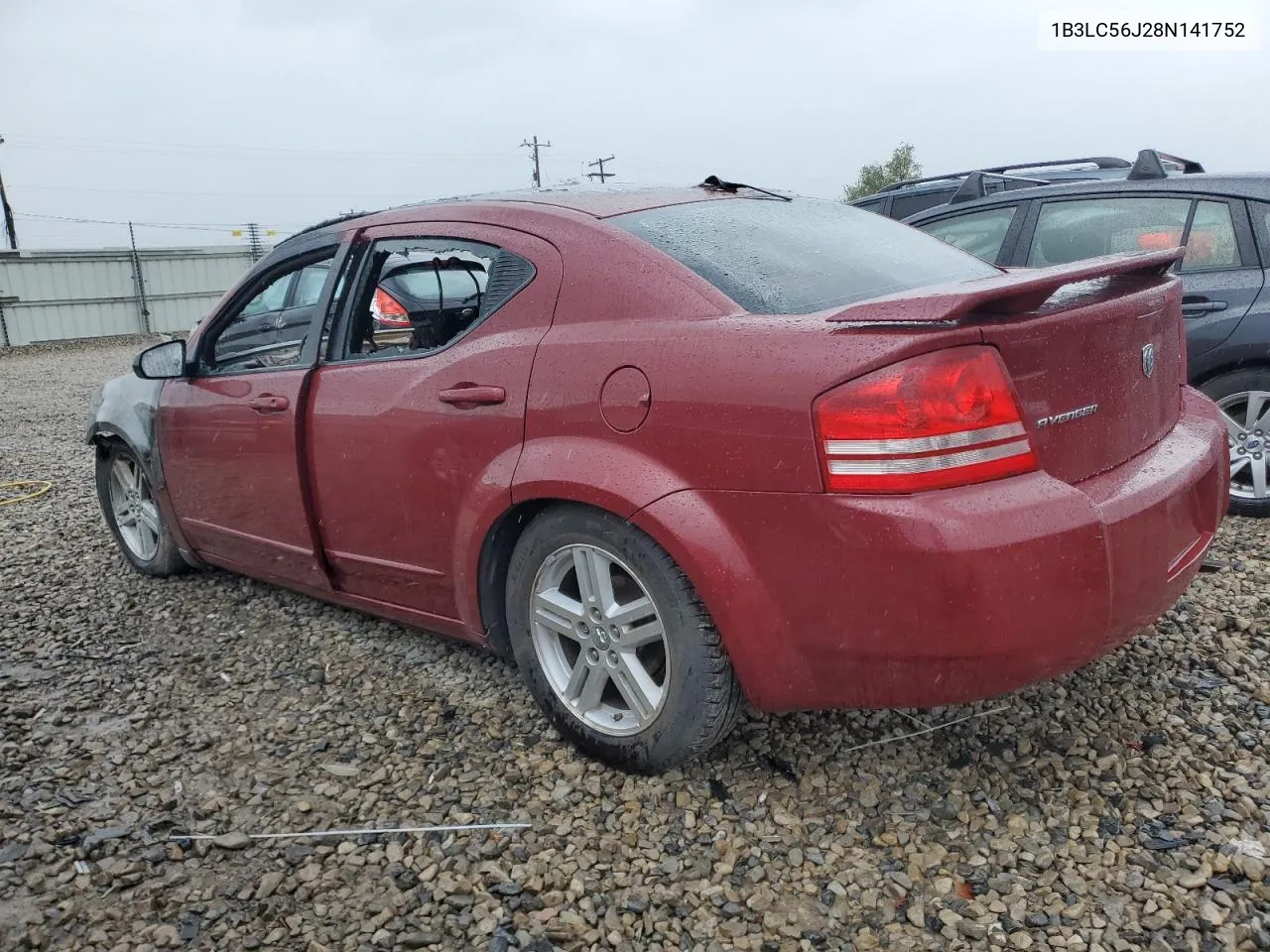 2008 Dodge Avenger Sxt VIN: 1B3LC56J28N141752 Lot: 55698834