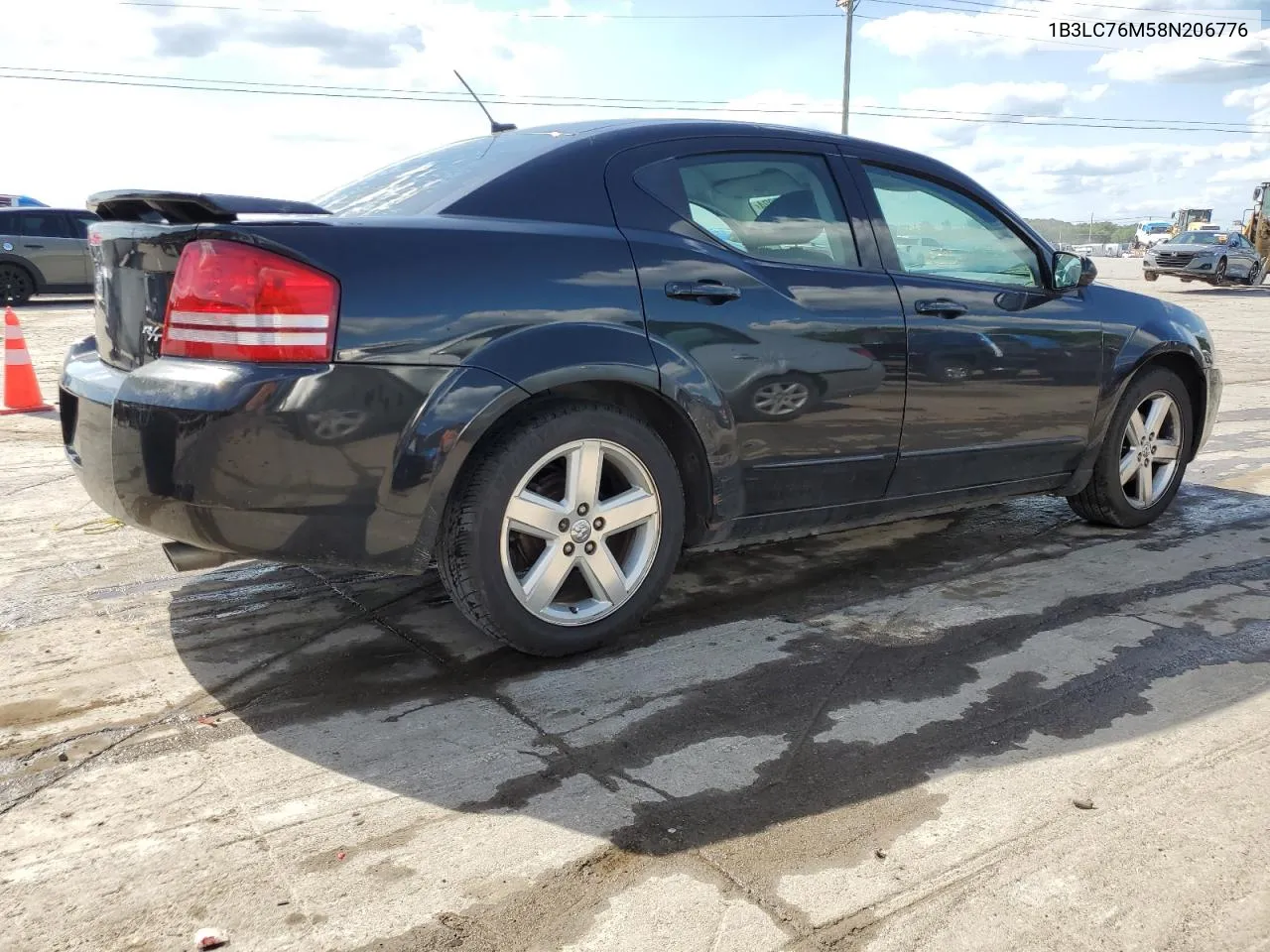 2008 Dodge Avenger R/T VIN: 1B3LC76M58N206776 Lot: 56289924