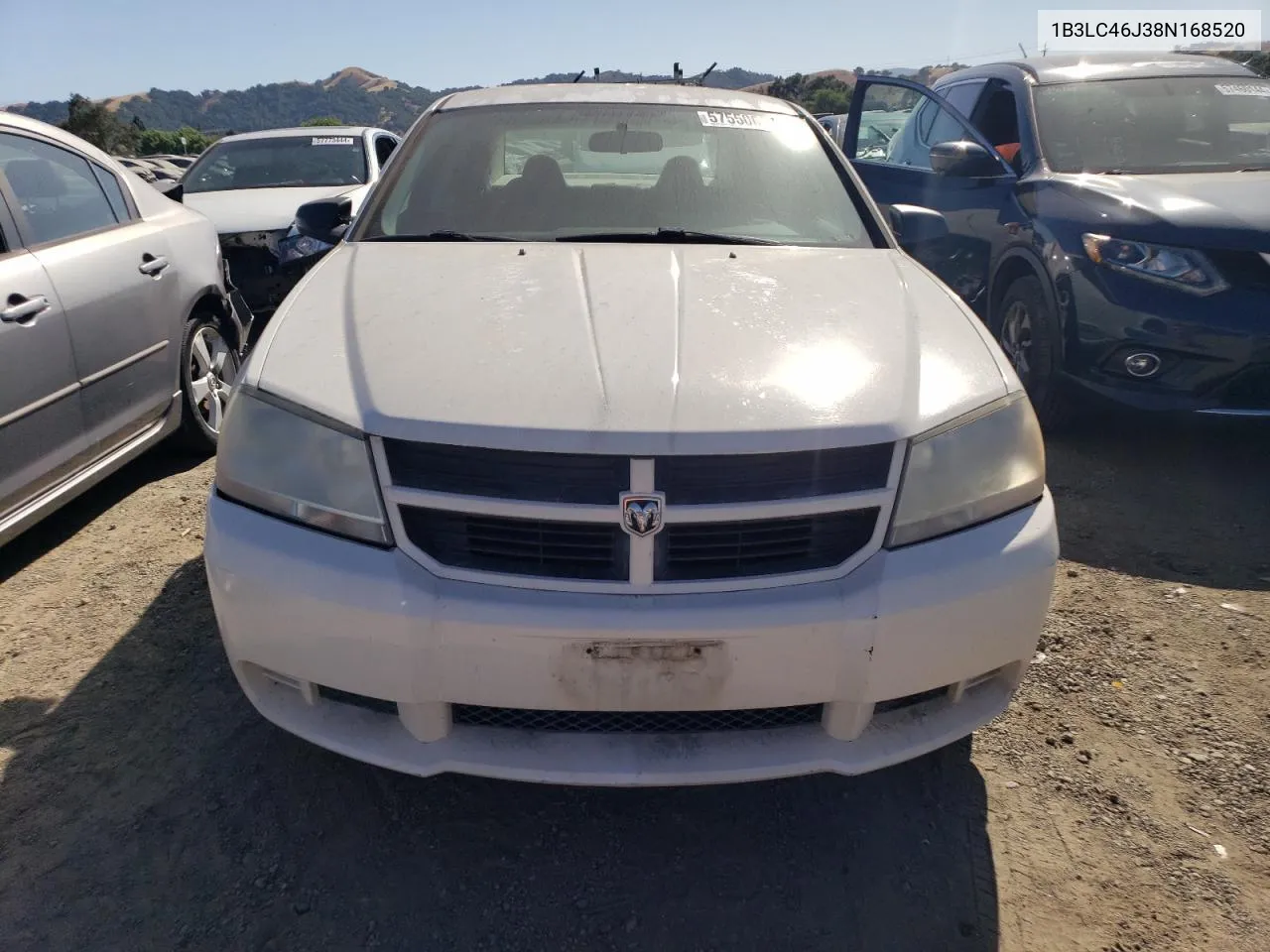 2008 Dodge Avenger Se VIN: 1B3LC46J38N168520 Lot: 57550694