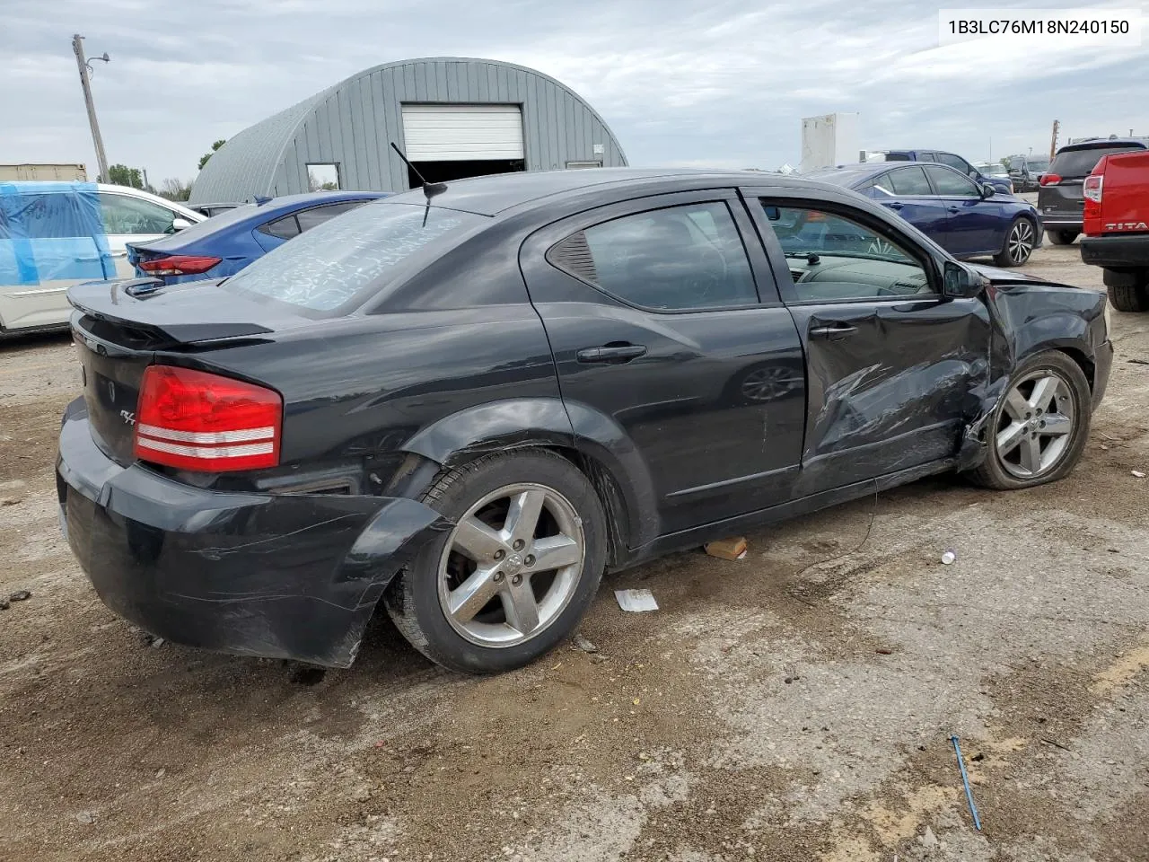 2008 Dodge Avenger R/T VIN: 1B3LC76M18N240150 Lot: 61899064