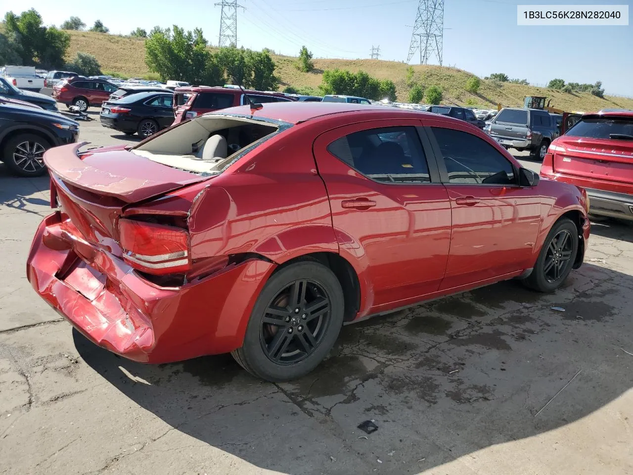 2008 Dodge Avenger Sxt VIN: 1B3LC56K28N282040 Lot: 63027394