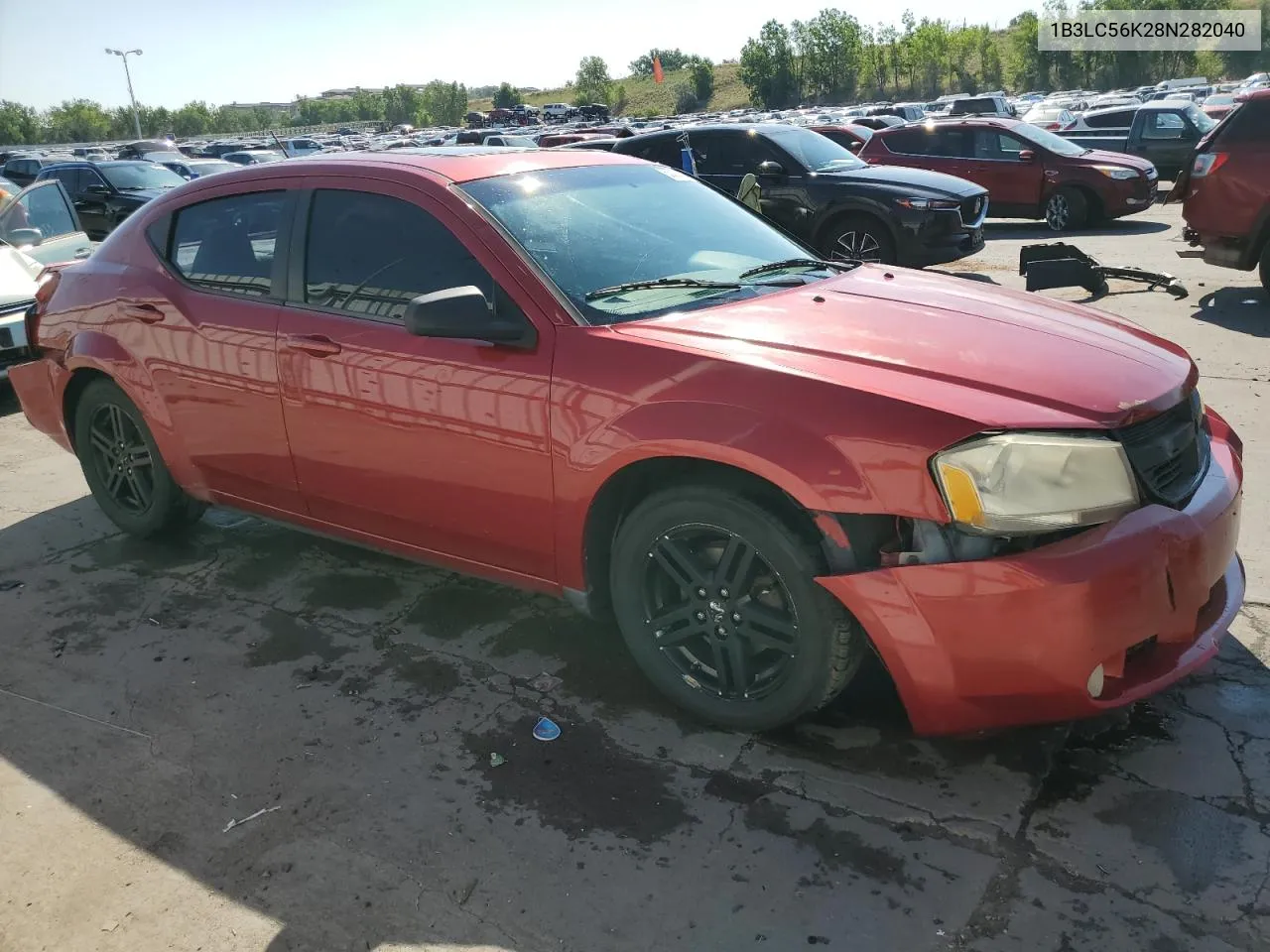 2008 Dodge Avenger Sxt VIN: 1B3LC56K28N282040 Lot: 63027394