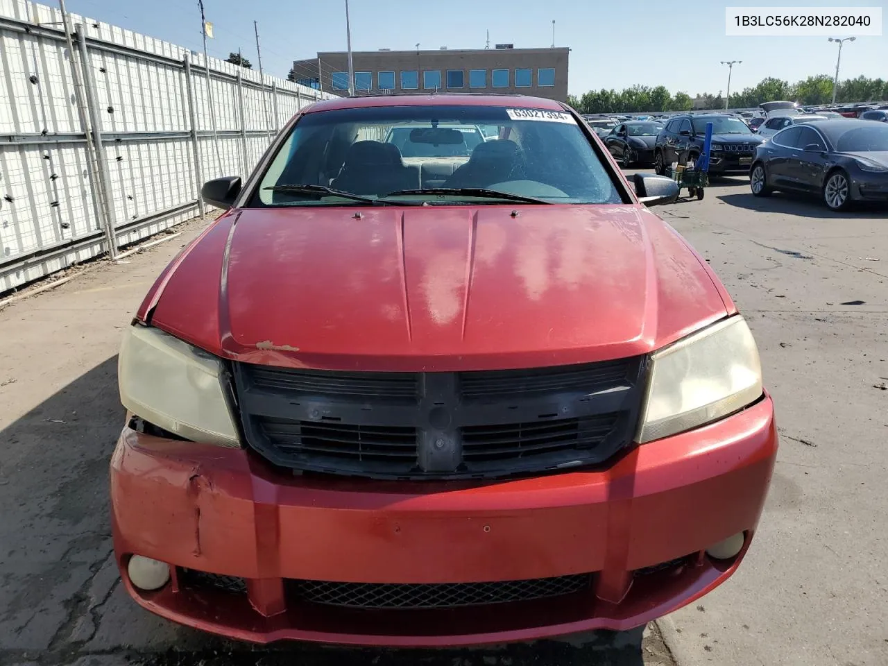 2008 Dodge Avenger Sxt VIN: 1B3LC56K28N282040 Lot: 63027394