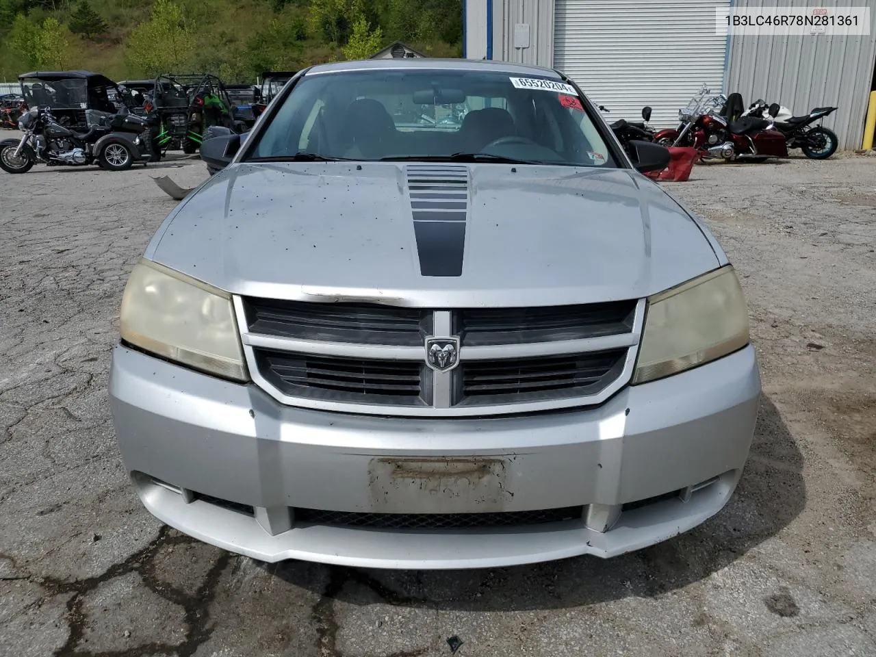 2008 Dodge Avenger Se VIN: 1B3LC46R78N281361 Lot: 65520204