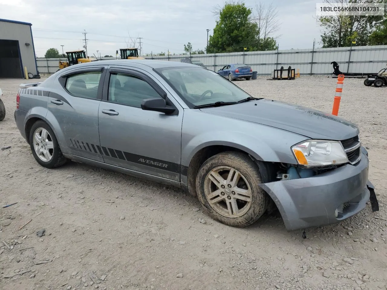 2008 Dodge Avenger Sxt VIN: 1B3LC56K68N104731 Lot: 66619464