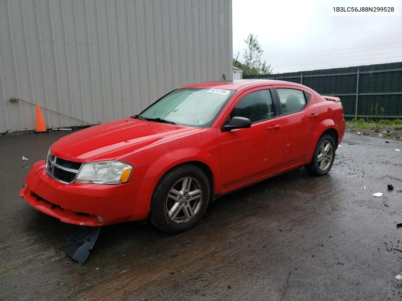 2008 Dodge Avenger Sxt VIN: 1B3LC56J88N299528 Lot: 66741704