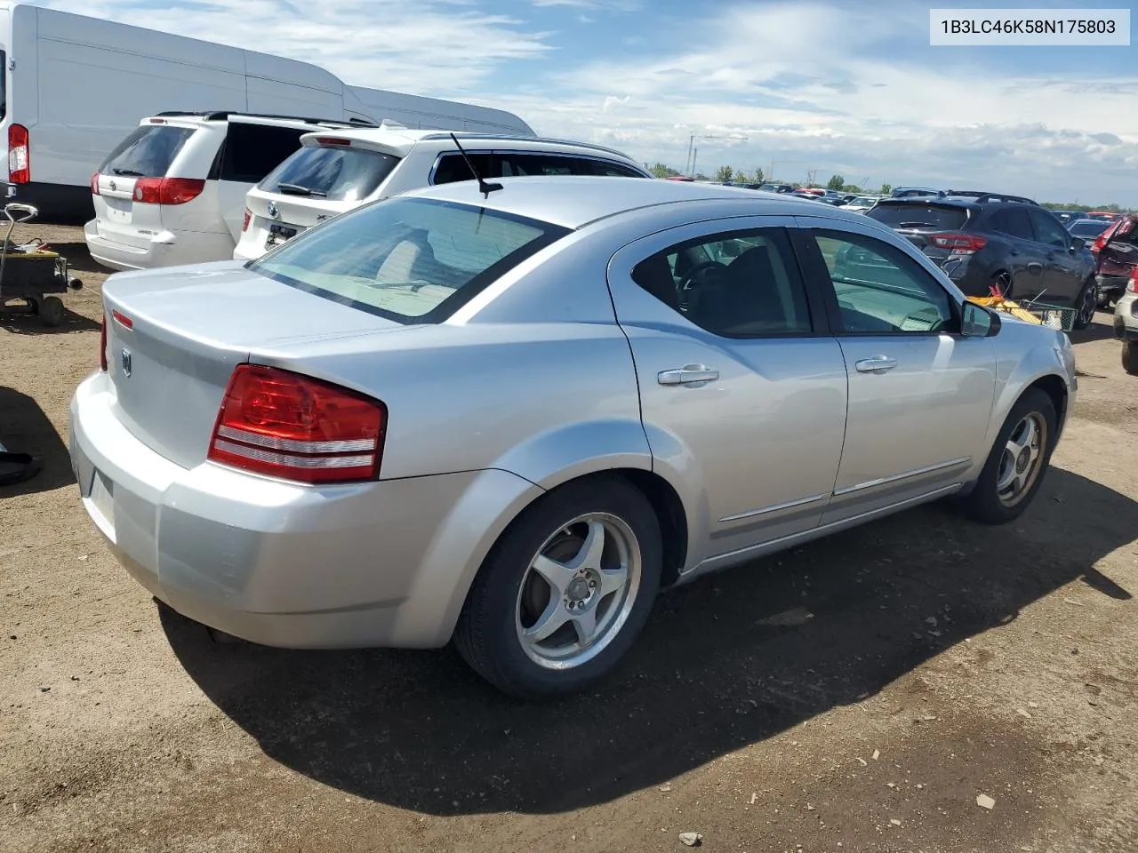 2008 Dodge Avenger Se VIN: 1B3LC46K58N175803 Lot: 68654084