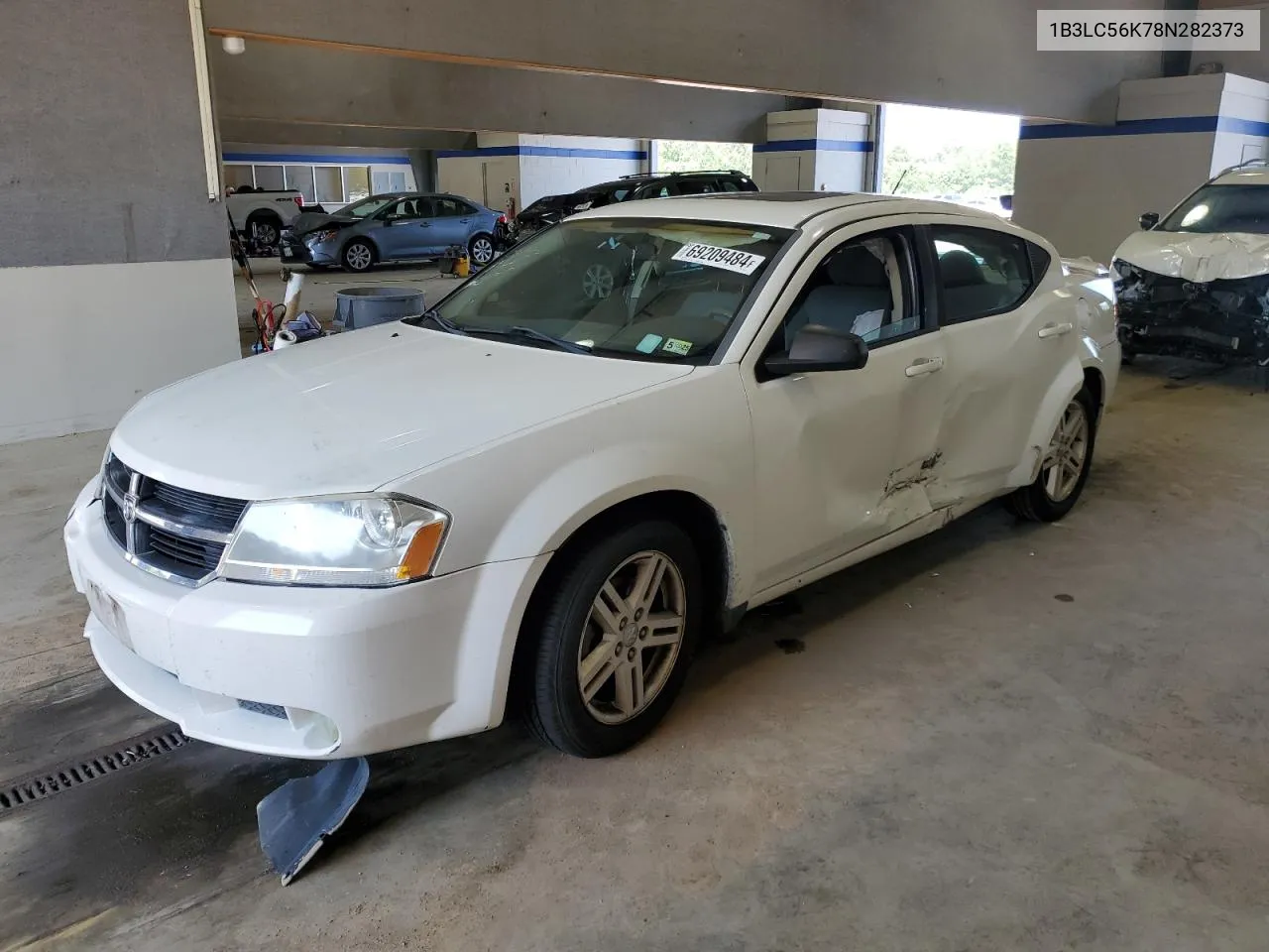 1B3LC56K78N282373 2008 Dodge Avenger Sxt