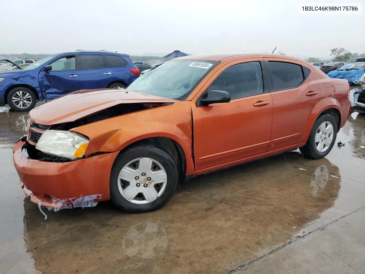 2008 Dodge Avenger Se VIN: 1B3LC46K98N175786 Lot: 69561034