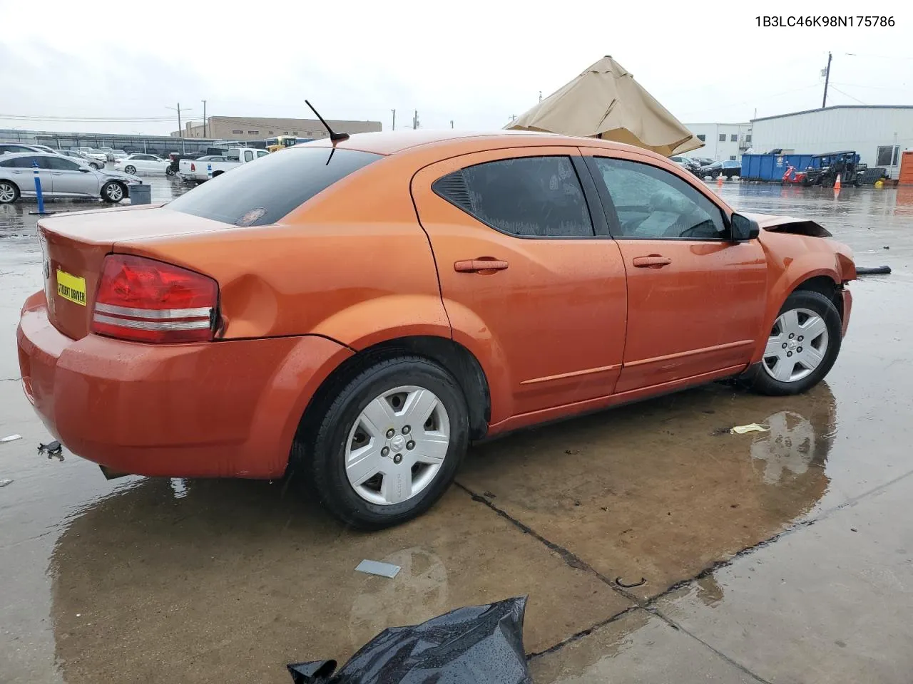 2008 Dodge Avenger Se VIN: 1B3LC46K98N175786 Lot: 69561034