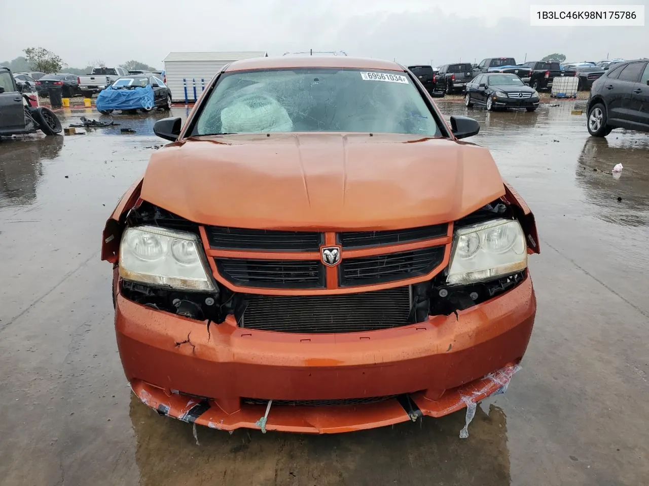 2008 Dodge Avenger Se VIN: 1B3LC46K98N175786 Lot: 69561034