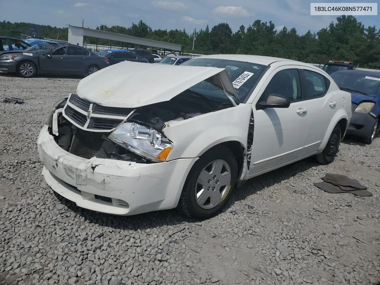 2008 Dodge Avenger Se VIN: 1B3LC46K08N577471 Lot: 69793494