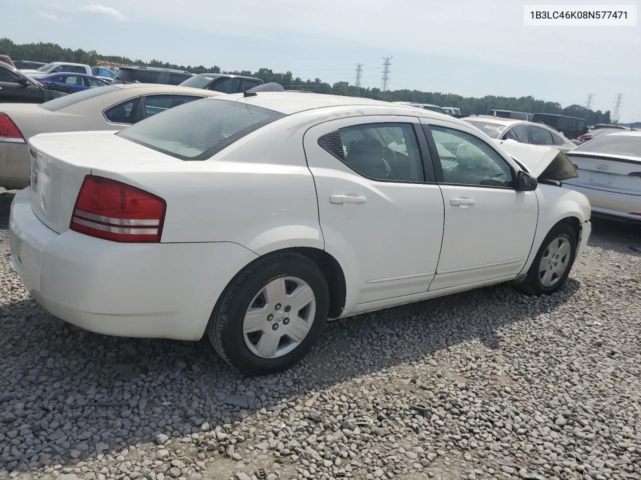 2008 Dodge Avenger Se VIN: 1B3LC46K08N577471 Lot: 69793494