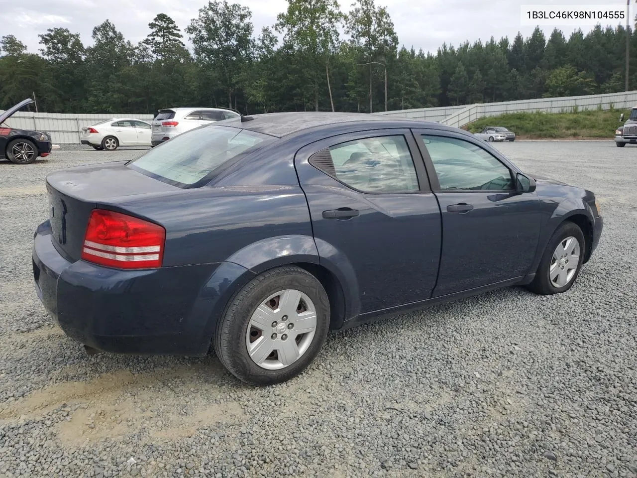 2008 Dodge Avenger Se VIN: 1B3LC46K98N104555 Lot: 70341344