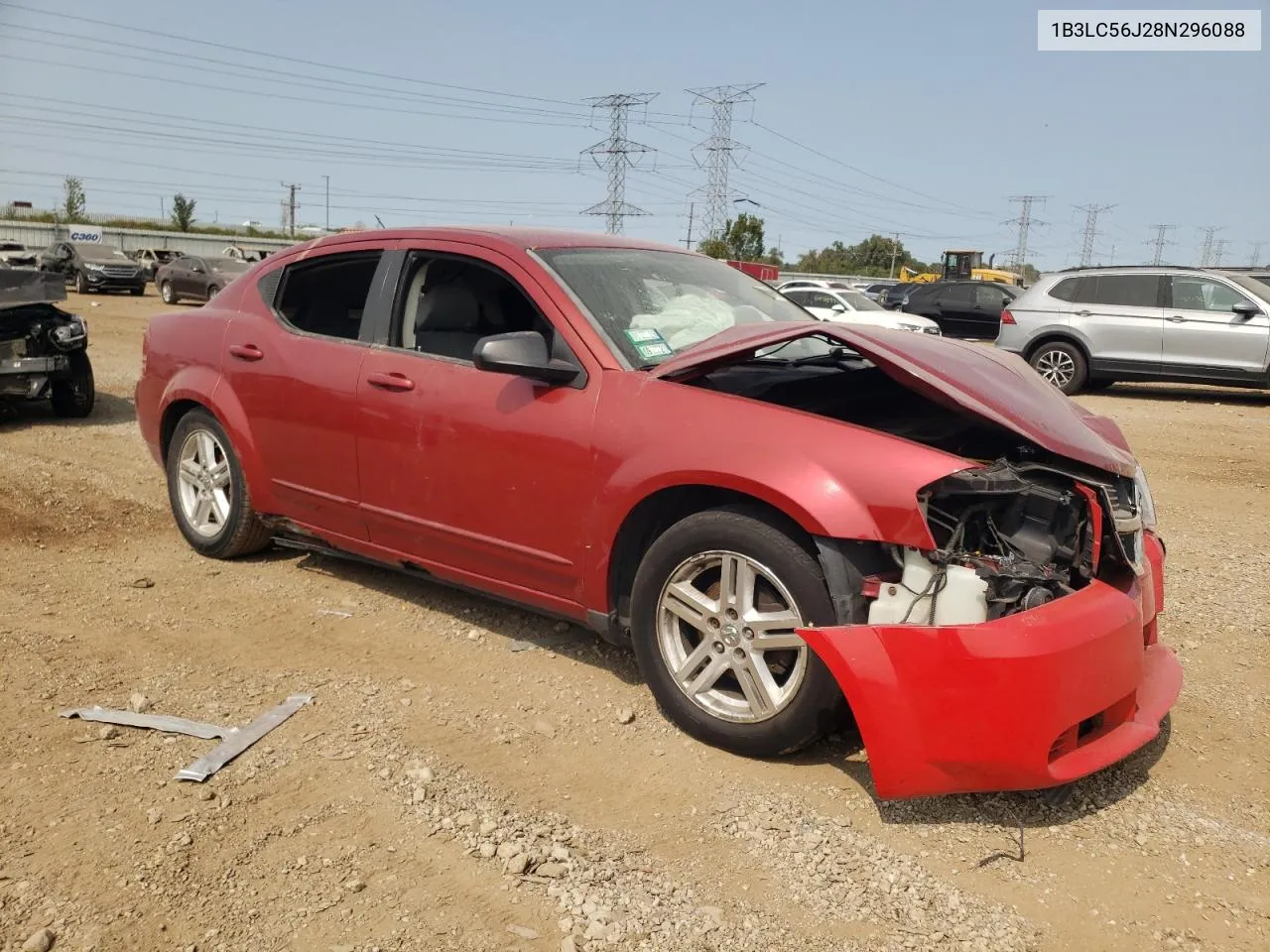 1B3LC56J28N296088 2008 Dodge Avenger Sxt