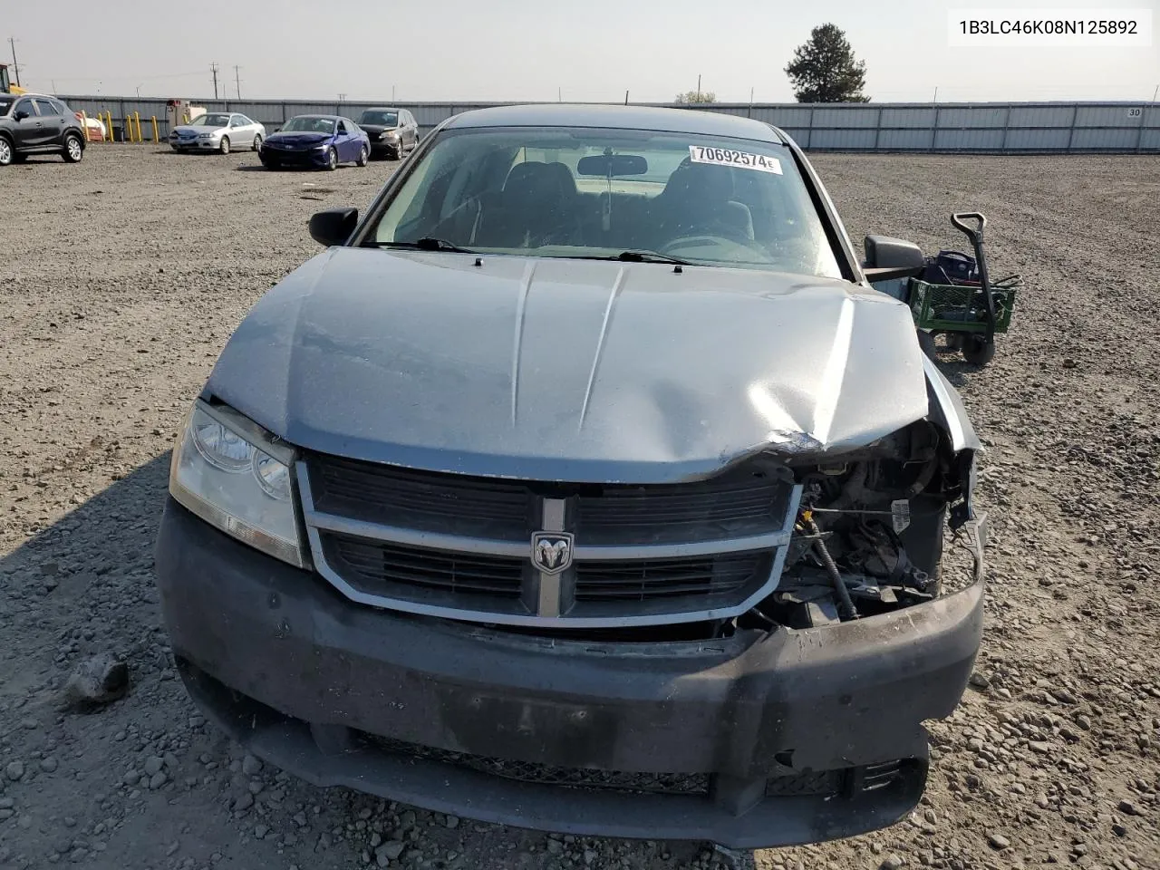 2008 Dodge Avenger Se VIN: 1B3LC46K08N125892 Lot: 70692574