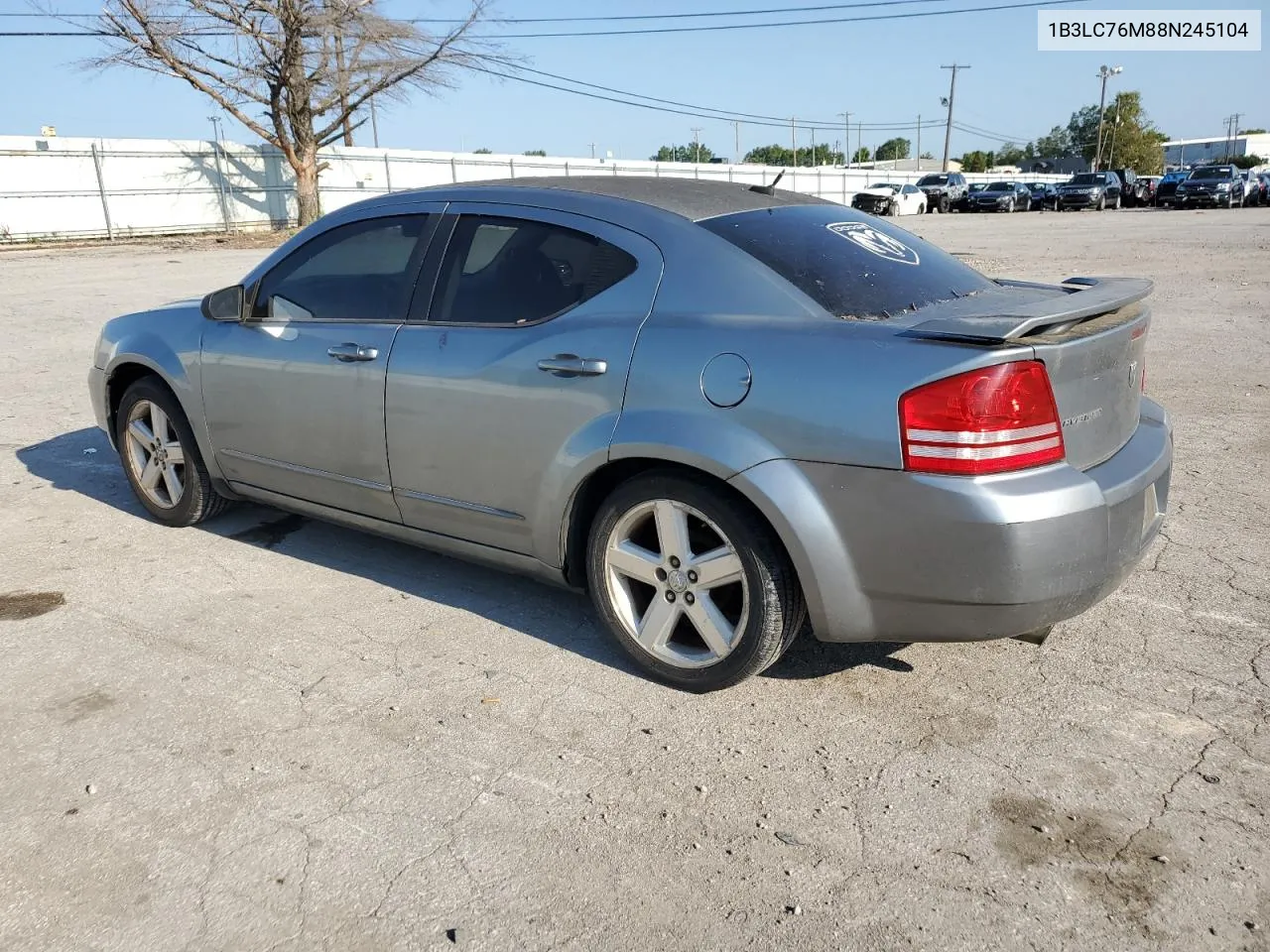 2008 Dodge Avenger R/T VIN: 1B3LC76M88N245104 Lot: 70723134