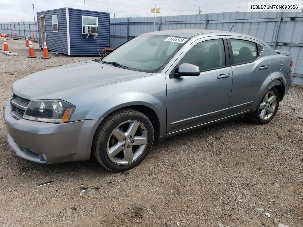 2008 Dodge Avenger R/T VIN: 1B3LD76M78N693556 Lot: 71341524